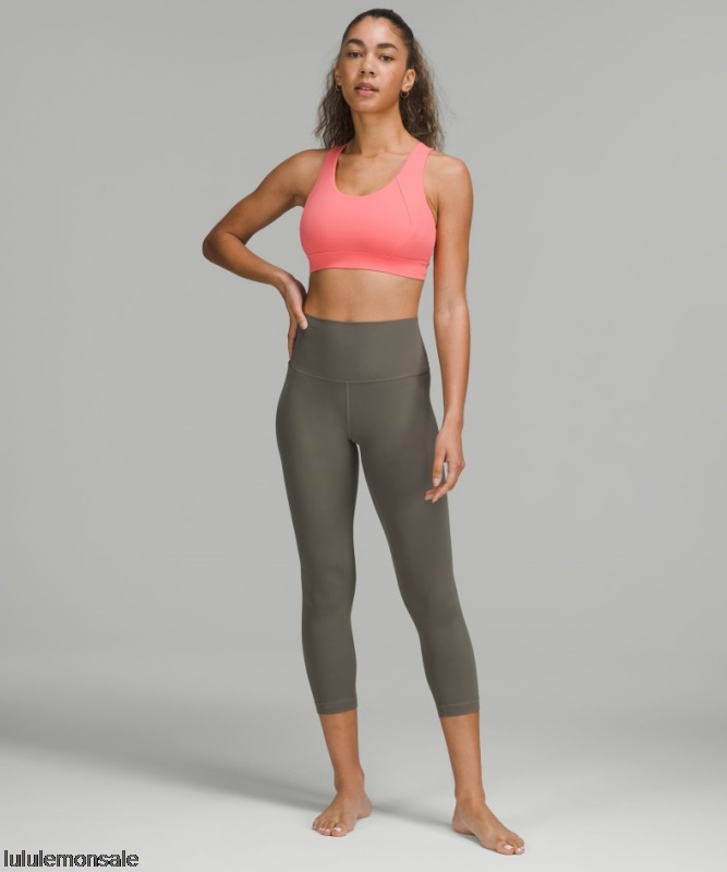 Lululemon Damen DELULU207 | Ausrichten Hochhausernte 23 Grauer Salbei